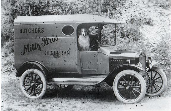 Butcher's van with unlicensed driver